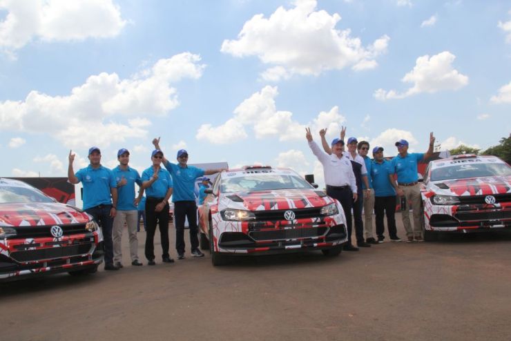 Volkswagen hace historia en Paraguay con las 3 unidades Polo GTI R5