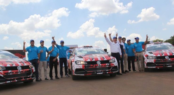 Volkswagen hace historia en Paraguay con las 3 unidades Polo GTI R5