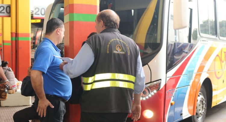 Dinatran libera horarios de buses desde el mediodía