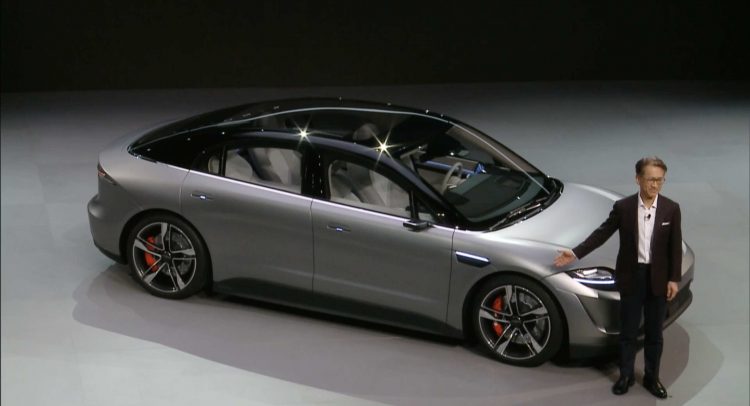 Sony sorprendió y reveló su prototipo de vehículo eléctrico