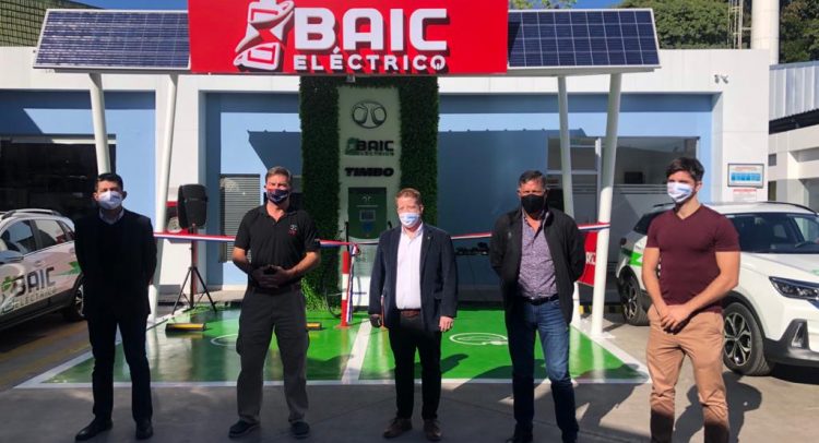 BAIC lanza nuevos cargadores eléctricos en estaciones del Grupo Bahía