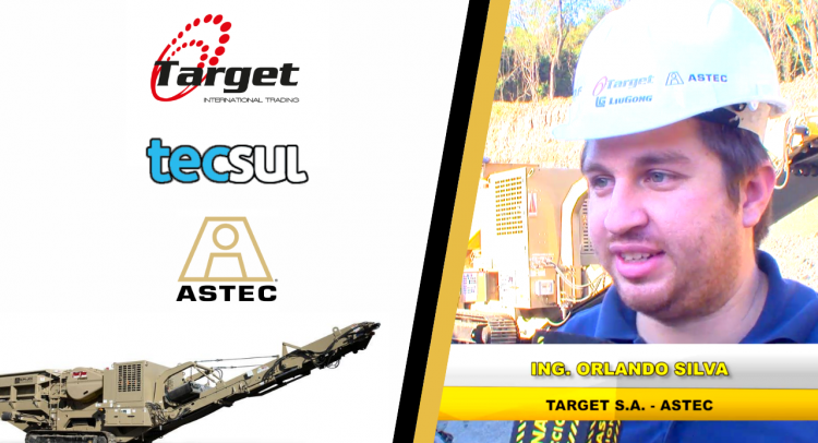 Target S.A entregó una máquina primaria sobre oruga ASTEC a Tecsul SAE