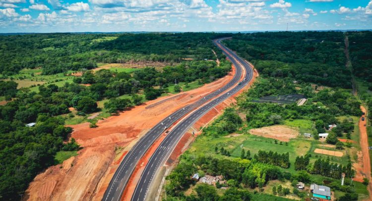 Ruta PY02 Se habilitó nuevo tramo duplicado que conecta los municipios de Coronel Oviedo y Caaguazú