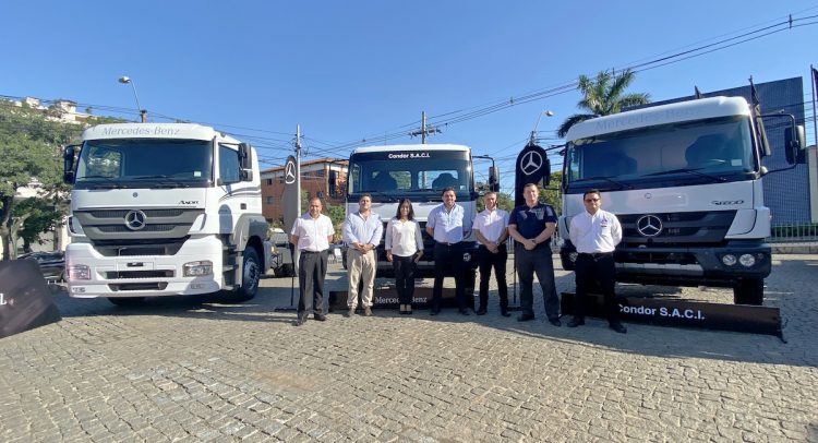 Condor S.A.C.I. entregará ocho camiones Mercedes-Benz a Cielo Azul B Paraguay