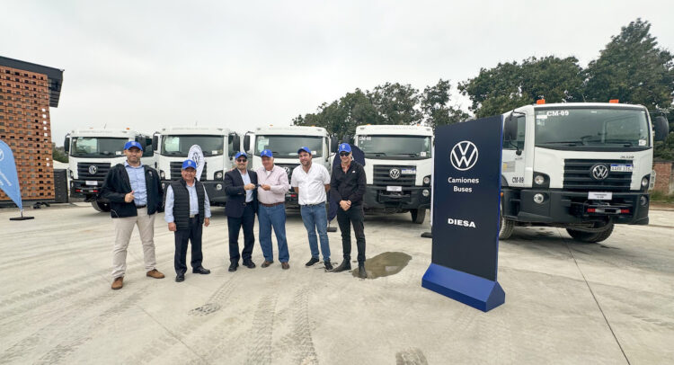 Diesa entregó flota de camiones Volkswagen Constellation a GS Concretos