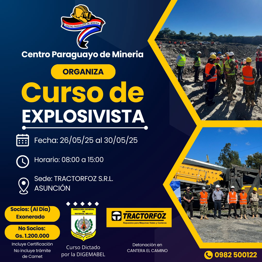 Jefes de Canteras y profesionales del rubro de la minería se ...