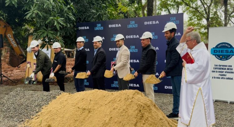 DIESA comenzó la construcción de nueva sucursal en San Lorenzo