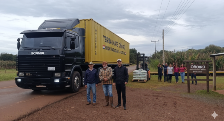 Yerba mate paraguaya llega a Europa: pequeños productores logran su primera exportación desde Itapúa