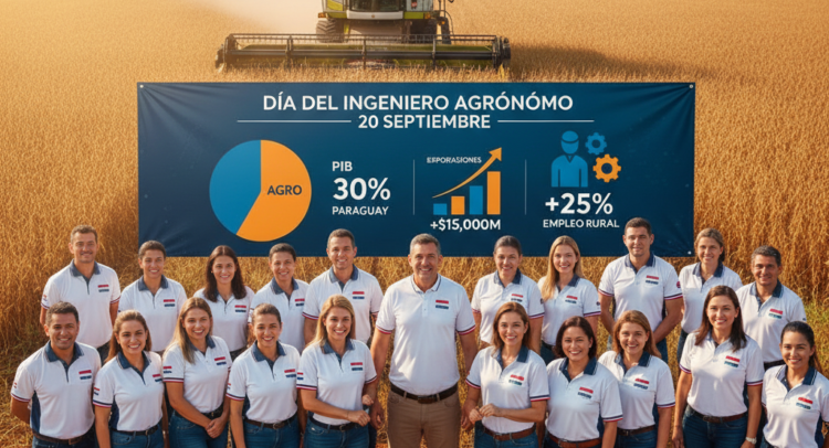 El agro sostiene al Paraguay: ingenieros agrónomos celebran su día con cifras que reflejan su impacto