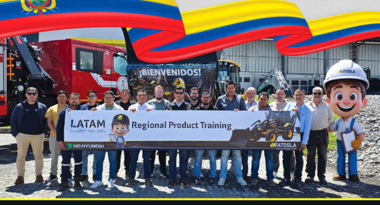 Automotor presente en el HD Hyundai Product Training 2025 en Quito-Ecuador